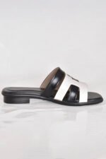 Maze Women Slipper with Black & White Grace Z 203 - Image 2