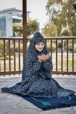Elegant Namaz Chadar in Mix Summer Fabric with beautiful floral style.