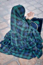 Chiffon Namaz Chadar with Check Style ACC-045 - Image 2