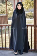 Black Irani Chadar in Nida Korean Fabric