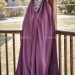 Kasani Colored Irani Chadar in Nida Korean Fabric