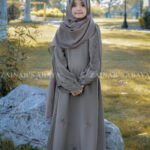 Maxi Abaya for Girls with Embroidery J-115