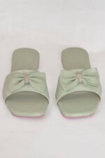 Whisper Grape Bow Style Women Slipper Z 105 - Image 5