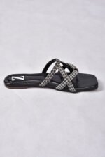 Raven Shine Black Formal Women Slipper Z 102 - Image 4