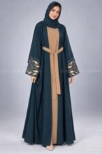 Elegant Embroidered Gown Abaya OL-1088