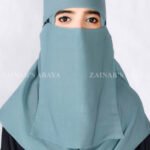 Saudi Niqab in Grape Color Acc 253