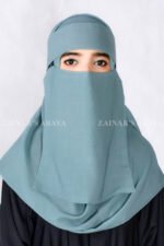 Saudi Niqab in Grape Color Acc 253