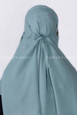 Saudi Niqab in Grape Color Acc 253 - Image 4