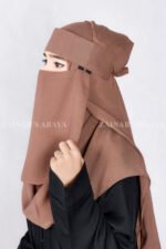Saudi Niqab in Skin Color Acc 253 - Image 2
