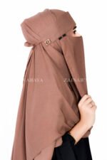 Saudi Niqab in Skin Color Acc 253 - Image 3