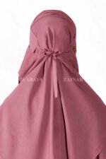Saudi Niqab in T. Pink Color Acc 253 - Image 4