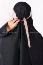 Saudi Niqab in Peach Color Acc 253 - Image 2