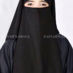 Black Niqabs in 3 Layers ACC-83
