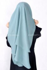 Grape Colored Niqab in 3 Layers Acc 83 - Image 4
