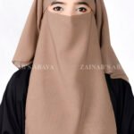 Skin Color Niqab in 3 Layer Acc 83