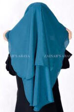 Zinc Colored Niqab in 3 Layers Acc 83 - Image 4