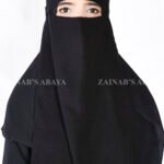 Black Eyes Niqab in Chiffon Fabric