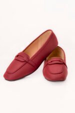 Maroon Classic Ladies Pumps Z 403