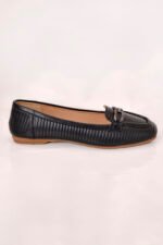 Classic Black Textured Ladies Pumps – Z.Collection - Image 5