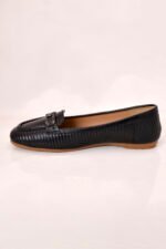 Classic Black Textured Ladies Pumps – Z.Collection - Image 4