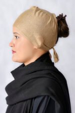 Soft Tie Back Hijab Caps for Girls Acc-66 - Image 2