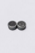 Plain Round Grey Abaya Magnets - Pair Acc-312 - Image 2