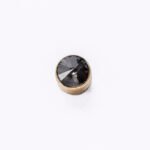 Golden Black Stone Abaya Magnets Pair Acc-312