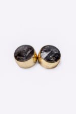 Golden Black Stone Abaya Magnets Pair Acc-312 - Image 2