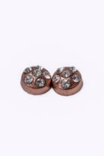 Rose Gold Crystal Abaya Magnets – Pair Acc-312