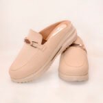Creamy Comfort Buckle Mules Z-501