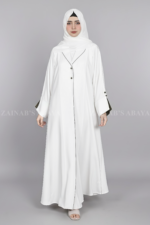 Nida Coat Style Abaya for Women in Pakistan crafted with premium Nida Korean Fabric