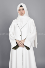 Nida Coat Style Abaya for Women in Pakistan which is crafted with premium Nida Korean Fabric
