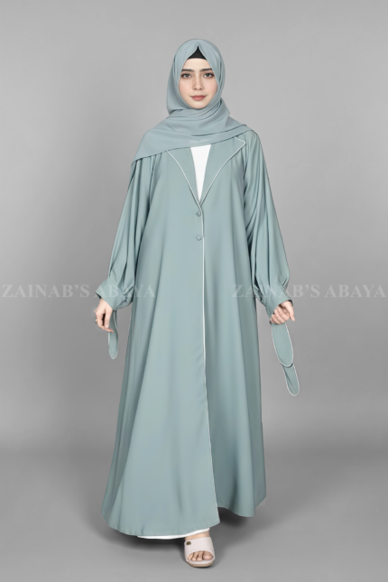 Nida Coat Style Abaya for Women in Pakistan with Stylish Sleeves