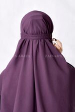 Purple Colored Nose Niqab for women in Pakistan with Chiffon Fabric