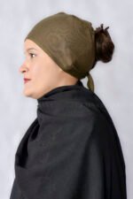 Soft Tie Back Hijab Caps for Girls Acc-49 - Image 2