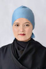 Soft Tie Back Hijab Caps for Girls Acc-49 - Image 3