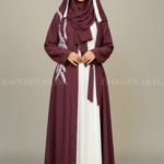 Nida Double Front Open Abaya