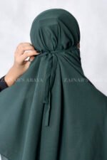 Green Tie Style Nose Niqab Ac-92 - Image 4