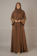 Zainab’s Best Embroidered Maxi Abaya – 0945 - Image 3