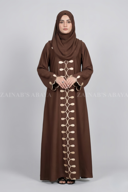 Nida Embroidered Maxi Abaya for women in Pakistan