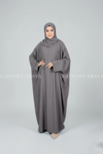 Nida simple butterfly abaya with a flowing and modest design, offering comfort and elegance.