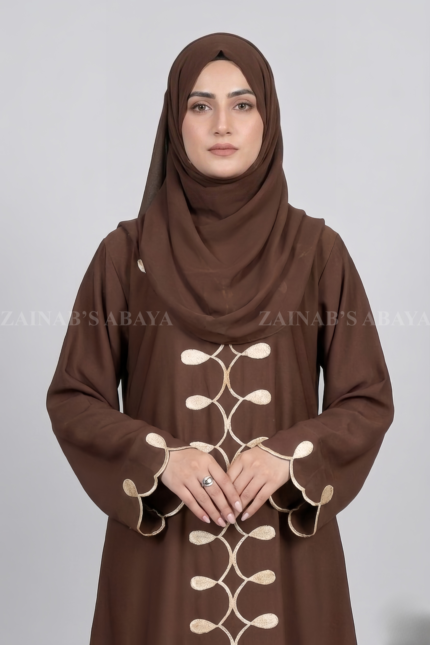 Nida Embroidered Maxi Abaya for women in pakistan