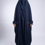 Navy Colored Nigar Jilbab for Women OL-1081