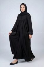 Nida Black Teacher Gown Abaya OL-1160 - Image 3