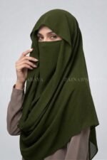 Colored Premium Chiffon Fabric Misri Hijab Acc-53 - Image 3