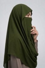 Colored Premium Chiffon Fabric Misri Hijab Acc-53 - Image 4