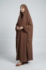 Brown Colored Iraqi Chadar in Nida Fabric Acc-327 - Image 2