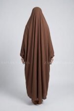 Brown Colored Iraqi Chadar in Nida Fabric Acc-327 - Image 4