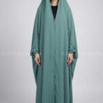 Grape Colored Iraqi Chadar in Nida Fabric Acc-327