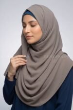 Premium Chiffon Fabric Scarf for Women Acc-58 - Image 10